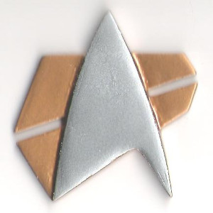 "Future Variant" Commbadge – Star Trek: The Next Generation (1987)