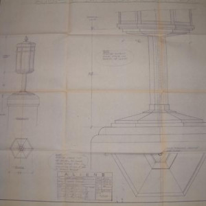 Abattoir Lamp Detail Blueprint – Alien³ (1992)