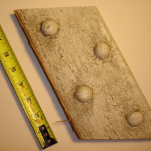 Titanic Movie Prop Riveted Iron Authentic from Set – Titanic (1997)