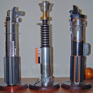 Original trilogy sabers – Star Wars: Episode IV - A New Hope (1977)