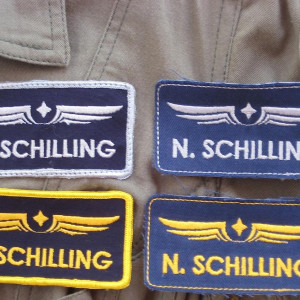 Nadia Schilling Flightsuit Patches – Defying Gravity (2009)