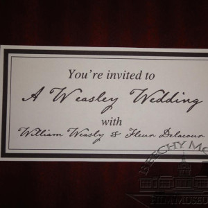 Weasley Wedding Invitation.. – Harry Potter and the Deathly Hallows: Part 1 (2010)