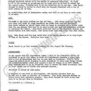 Original H.O.D. Meeting notes from EMI Studios – Star Wars: Episode IV - A New Hope (1977)