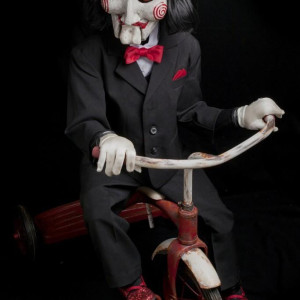 SAW 2 Puppet Hero Costume & Puppet made from original molds – Saw II (2005)