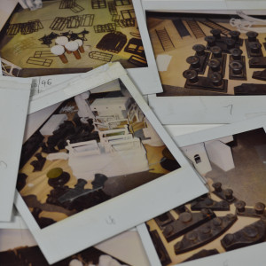 Miniature boat parts 1/8th scale Polaroids – Titanic (1997)