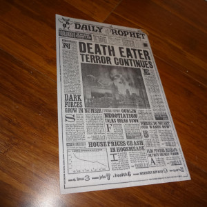 Daily Prophet Death Eater Terror continues – Harry Potter and the Half-Blood Prince (2009)