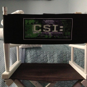 Cast & crew chair back – CSI: Crime Scene Investigation (2000)