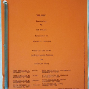 ORIGINAL 'Die Hard' Production-Issued Script – Die Hard (1988)