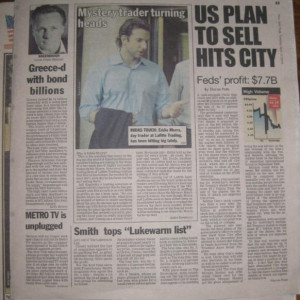 LIMITLESS MOVIE PROP" NEW YORK POST NEWSPAPER" WITH CERTIFICATE OF AUTHENTICITY FROM PREMIERE PROPS – Limitless (2011)