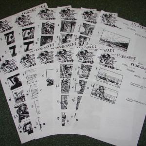 Collection of Production Used Storyboards – House of 1000 Corpses (2003)