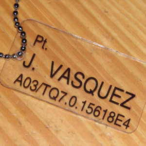 Vasquez dogtags replica – Aliens (1986)