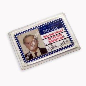 DI Jack Frost (David Jason) Original Warrant Card – A Touch of Frost (1992)