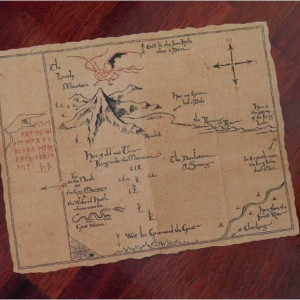 Thorin's Map replica – The Hobbit: An Unexpected Journey (2012)