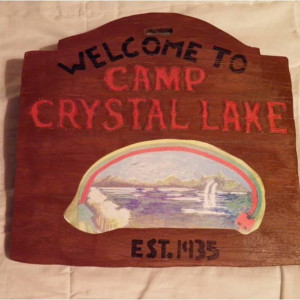 Crystal Lake sign replica – Friday the 13th (1980)