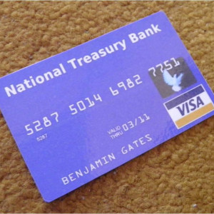 Benjamin Gates National Treasury Bank card replica – National Treasure (2004)
