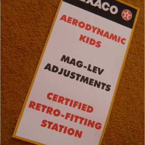 Texaco ad replica – Back to the Future (1985)