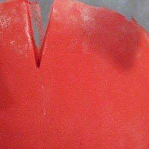 Hellboy's facial appliance