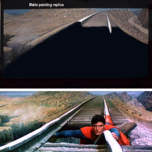 replica matte painting Superman – Superman (1978)