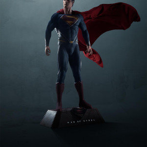 Man of Steel - Lifesize Superman statue – Man of Steel (2013)