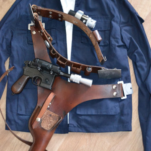 Han Solo DL-44 Blaster, gun belt and holster – Star Wars: Episode V - The Empire Strikes Back (1980)