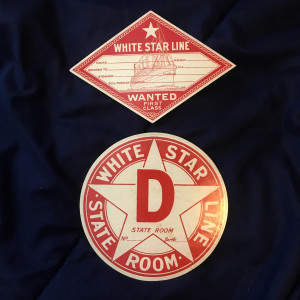 Titanic J Peterman Company Luggage Stickers – Titanic (1997)