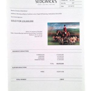 Screen Used Sales Sheet