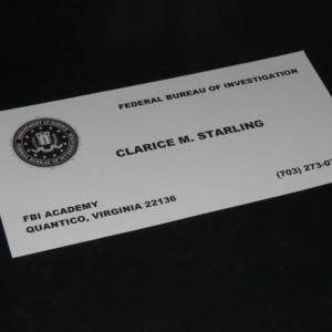 Clarice FBI card replica – The Silence of the Lambs (1991)