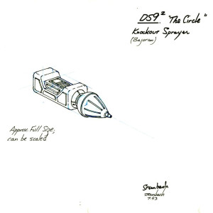 DS9 ORIGINAL Sketch – Star Trek: Deep Space Nine (1993)