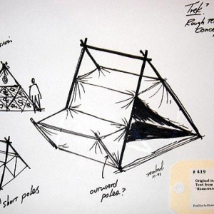Boraalan Tent from TNG episode \"Homeward\" – Star Trek: The Next Generation (1987)