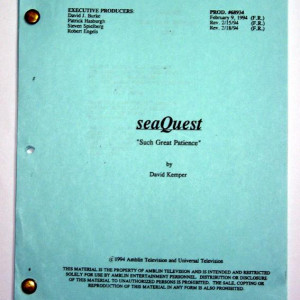 Script "Such Great Patience" – SeaQuest 2032 (1993)