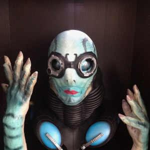 Abe Sapien screenused makup bust with googles and breather – Hellboy II: The Golden Army (2008)
