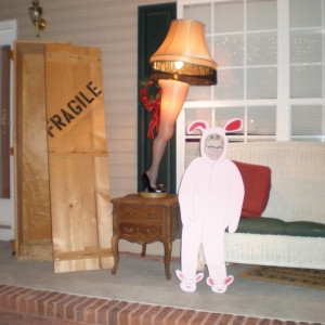 Full size fragile crate (fra-gilly) for leg lamp – A Christmas Story (1983)