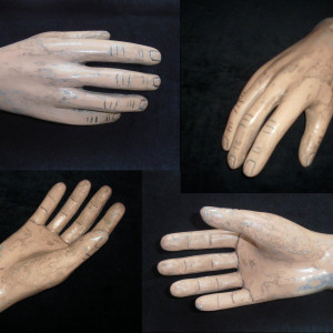 Mr Jelly's normal prosthetic hand – Psychoville (2009)