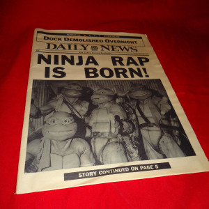 Newspaper – Teenage Mutant Ninja Turtles II: The Secret of the Ooze (1991)