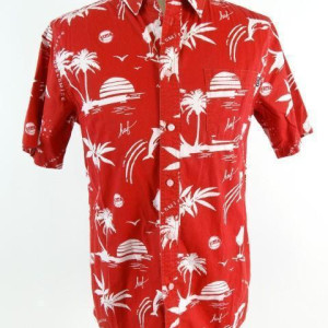 Jonah Hill screen worn red button down shirt – 22 Jump Street (2014)