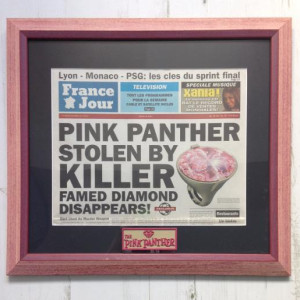Original ‘Pink Panther Diamond Stolen’ Newspaper – The Pink Panther (2006)