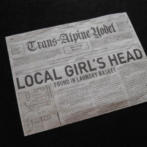 Newspaper frontpage copy # 1 – The Grand Budapest Hotel (2014)