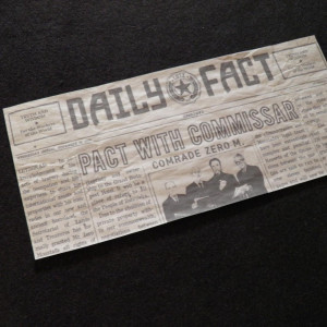 Newspaper frontpage copy # 5 – The Grand Budapest Hotel (2014)