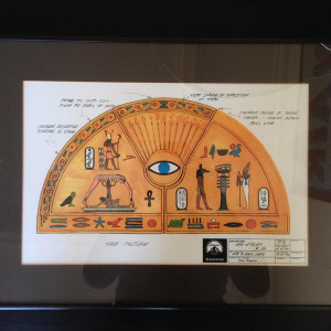 Eye Of Osiris Original Artwork of the "Amulet". – MacGyver (1985)