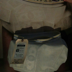 Zach's Hero "Money stuffed" underwear/sweats – Masterminds (2016)