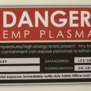 ENT Unused Production Made Label 16 – Star Trek: Enterprise (2001)
