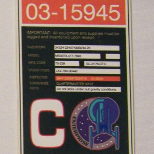 ENT Unused Production Made Sign C – Star Trek: Enterprise (2001)