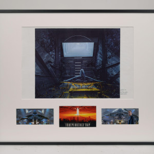 Alien Attacker Artwork Concept – Independence Day (1996)