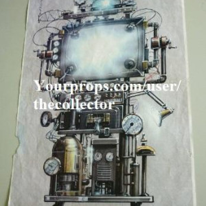 The Riddler Inventions #6 - The Box TV Concept Art – Batman Forever (1995)
