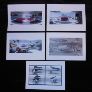 A4 Production Art Copies: Vicker's apartment – Prometheus (2012)