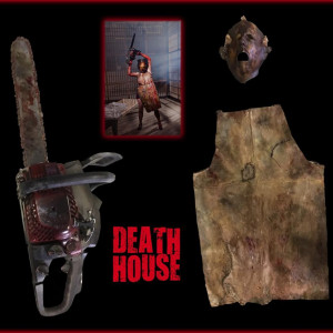 Leatherlace’s (Debbie Rochon) Costume and Chainsaw – Death House (2017)