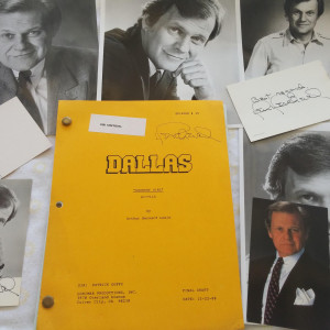 Ken Kercheval's Personal & Signed Script – Dallas (1978)