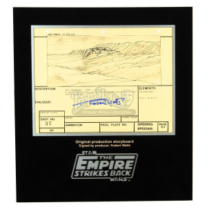 Snowspeeder Signed Production Storyboard – Star Wars: Episode V - The Empire Strikes Back (1980)