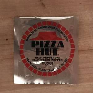 Pizza Hut dehydrated pizza – Back to the Future Part II (1989)