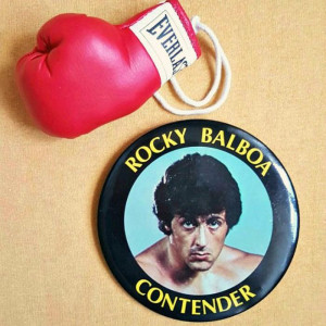 'Rocky Balboa Contender' Button – Rocky II (1979)